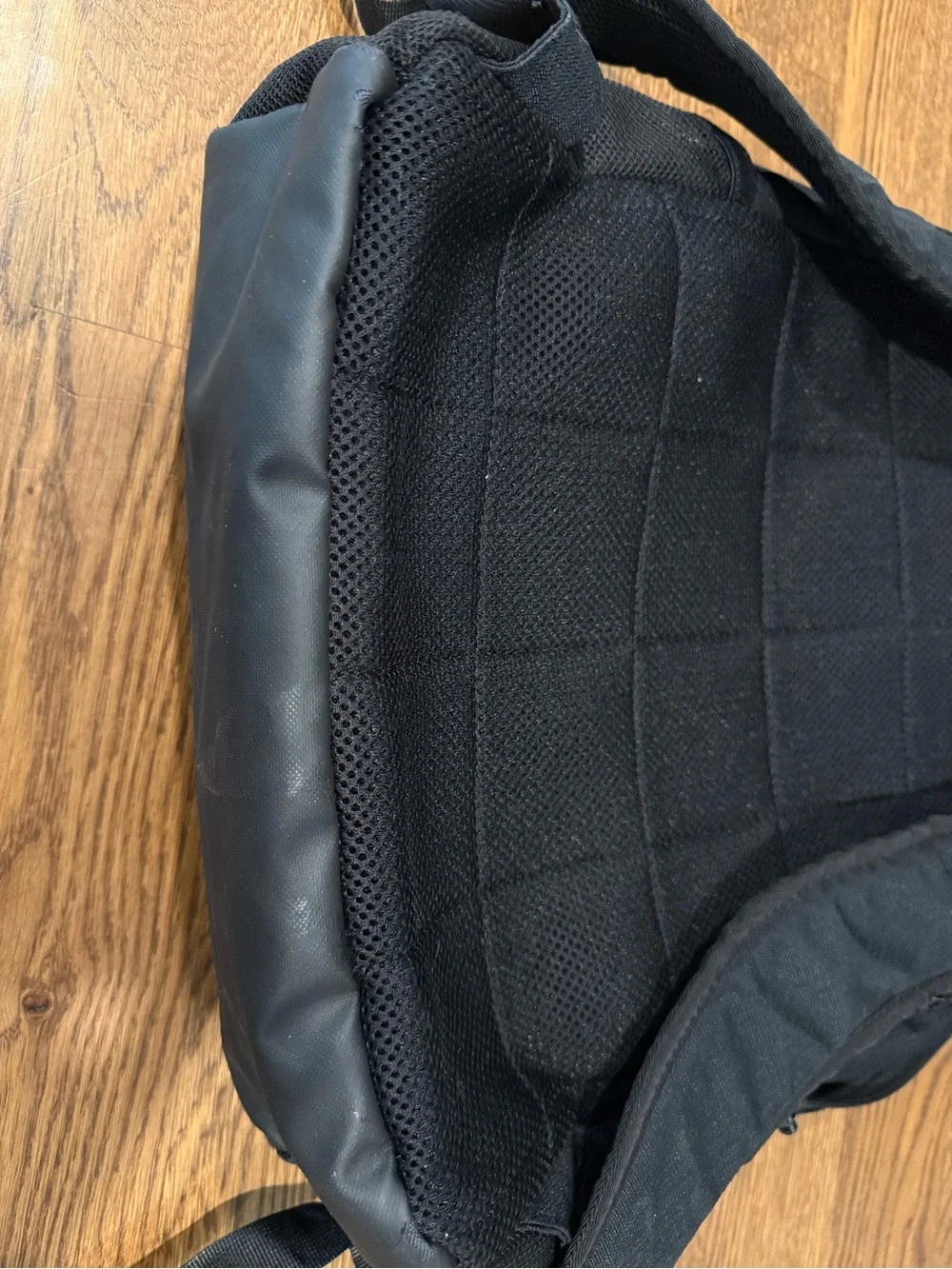 Nike Black Backpack with White Swoosh